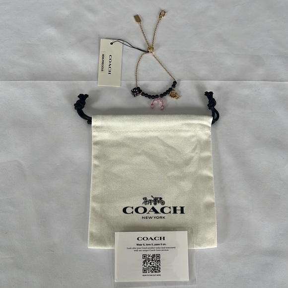 Coach Semi Precious Dice Slider Charm Bracelet - Picture 5 of 5